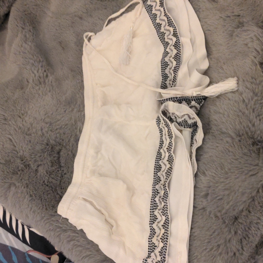 Elastic waist boho shorts